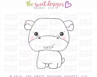 Party Rhino/Hippo - Cookie Cutter
