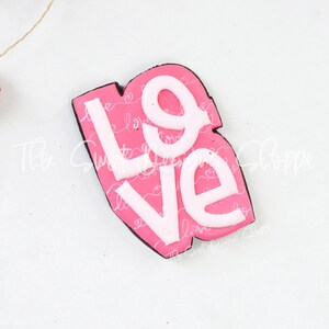 LOVE Tallish Plaque - Cookie Cutter