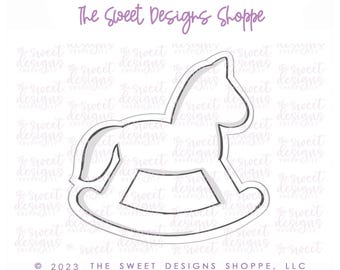 Wood Rocking Horse - Cookie Cutter