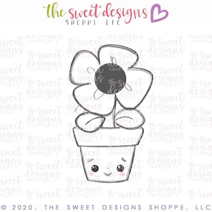 Spring 2020 Flower in Pot- Cookie Cutter