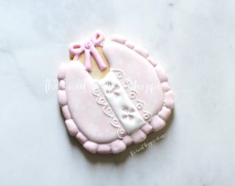 Vintage Baby Bib - Cookie Cutter