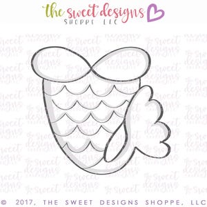 Mermaid Tail - Cookie Cutter