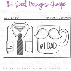 Preppy Dad Cookie Cutters Set - Set of 2 - Cookie Cutters