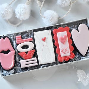 Tall Valentines LOVE Set - Cookie Cutters