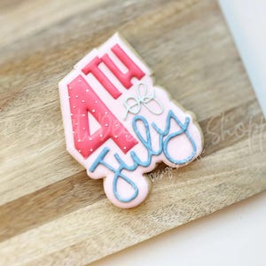 4th of July Plaque - Cookie Cutter