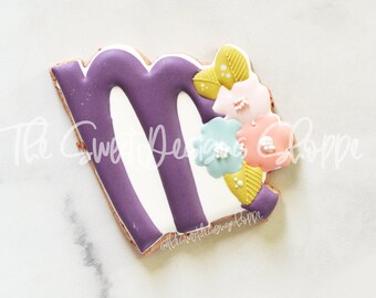 Floral Second M - Cookie Cutter