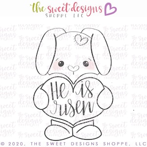 Love Bunny Set - Cookie Cutters