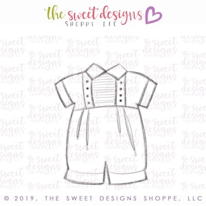 Baptism Romper - Cookie Cutter