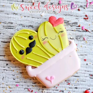 Cactus Couple - Cookie Cutter
