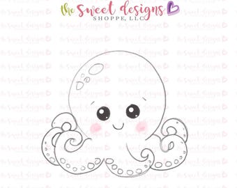 Chubby Octopus - Cookie Cutter