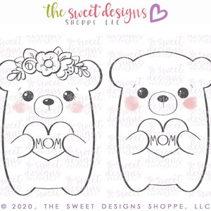 Cute Bears - 2 Piece Set - Cookie Cutters