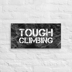 Tough Climbing Canvas | Rock Climbing Gym and Home Decor