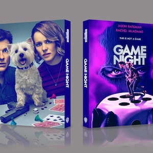 Game Night 4K or Blu-ray Custom Slipcover