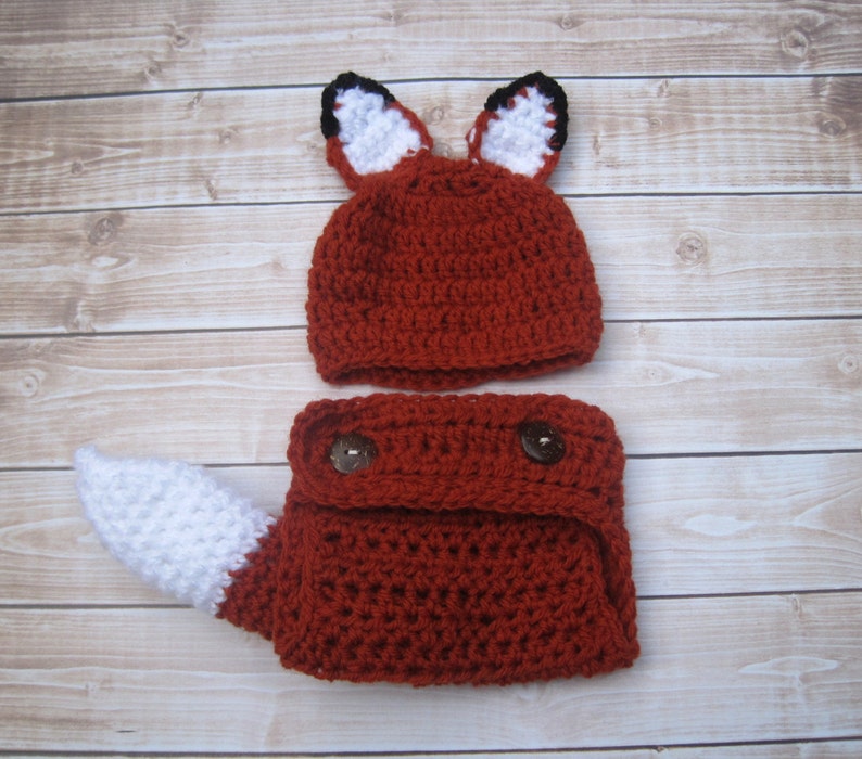 Baby Halloween Costume, Newborn Costume, Baby Costume, Infant Costume, Baby Halloween Hat, Infant Halloween Hat, Newborn Halloween Hat, Fox image 1