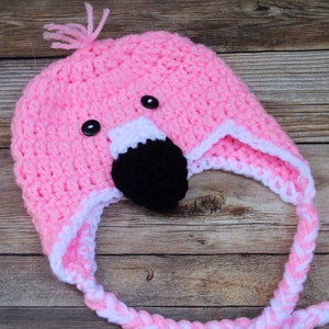 Newborn Flamingo Hat, Baby Halloween Costume, Hat for Baby Girl, Newborn Girl Costume, Baby Winter Hat, Newborn Girl Hat, Flamingo Baby Gift