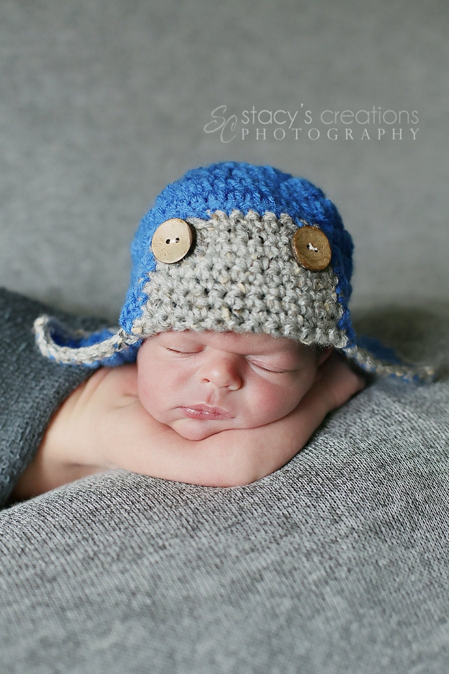 Baby Boy Aviator Hat Crochet Baby Boy Hat Newborn Aviator Etsy