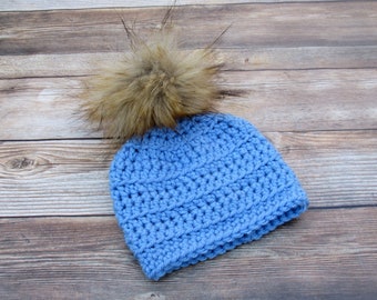 Baby Pom Pom Hat, Baby Boy Hat, Baby Boy Winter Hat, Winter Baby Beanie, Baby Winter Hat, Infant Beanie, Newborn Hat, Baby Coming Home Hat