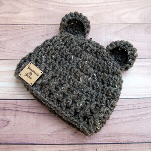 Baby Bear Hat, Baby Bear Beanies, Baby Hat, Newborn Winter Hat, Baby Photo Prop, Girl Newborn Hat, Infant Boy Hat, Baby Halloween Hat