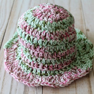 Baby Girl Sun Hat, Cotton Baby Hat, Floppy Newborn Hat for Girls, Beach Baby Hat, Newborn Girl Sunhat, Baby Girl Homecoming Hat, Summer Hat