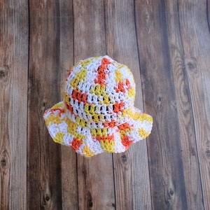 Cotton Baby Girl Summer Hat, Baby Hat, Floppy Newborn Hat for Girls, Beach Baby Hat, Newborn Girl Sunhat, Baby Girl Homecoming Hat, Sun Hat