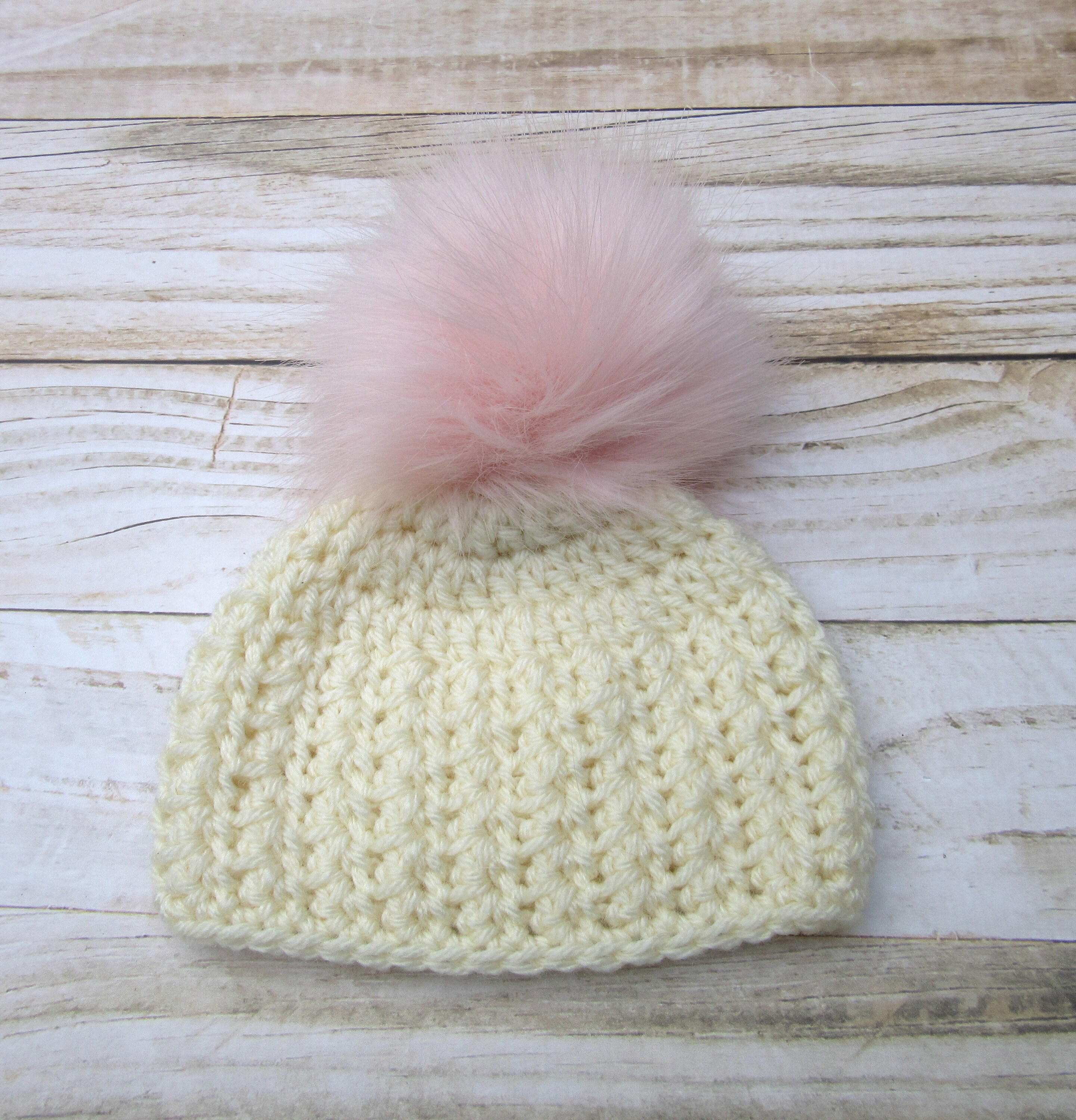 newborn girl winter hat