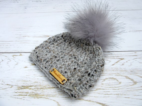 baby boy hat with pom pom