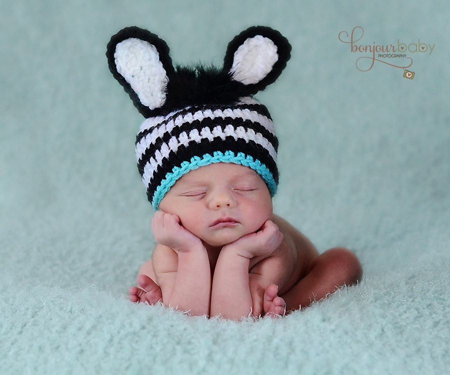 Baby Zebra Hat Baby Boy Hat Baby Halloween Hat Newborn Etsy