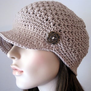 Womens Accesories, Crochet Hat, Womens Newsboy Hat, Crochet Womens Hat, Teen Hat, Newsboy Cap, Crochet Beanie Baseball Cap, Autumn Fashion.