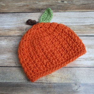 Baby Pumpkin Hat, Infant, Crochet Baby Hat, Baby Halloween Hat, Newborn, Baby Costume, Newborn, Fall Baby Hat, Baby Boy Hat, Baby Girl Hat