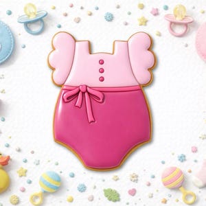 Baby Ruffle Romper Cookie Cutter STL File: 8 Sizes (Digital Download)