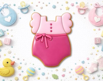 Baby Ruffle Romper Cookie Cutter STL File: 8 Sizes (Digital Download)