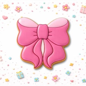 Ribbon Cookie Cutter STL File, Bow Cookie Cutter STL File - 8 STL Cookie Cutter Files for 3D Printing. Digital Download.