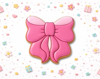 Ribbon Cookie Cutter STL File, Bow Cookie Cutter STL File - 8 STL Cookie Cutter Files for 3D Printing. Digital Download.