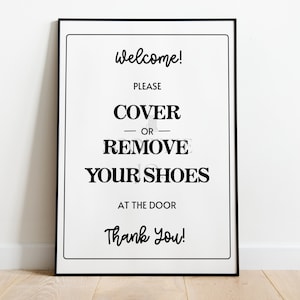 Please Remove Shoes Sign, Open House Sign, Real Estate Sign, Real Estate Printable PDF, Open House Welcome Sign, Real Estate Marketing, PDF