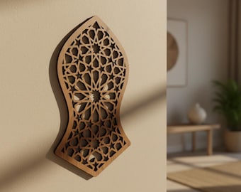 Moroccan panel design, Arabic wall art, Moroccan Wood Wall Art, Arabic Wall Art, Lattice decorative panels, Wooden Prophet Sandal Wall Decor