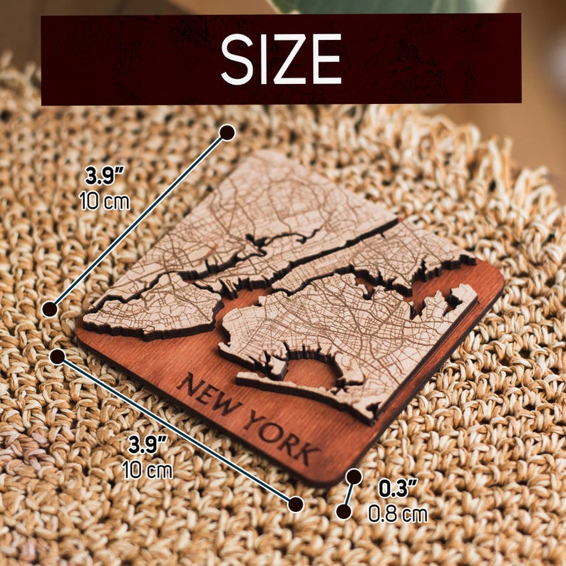 RybalStore City Map Coasters - Thumbnail 5