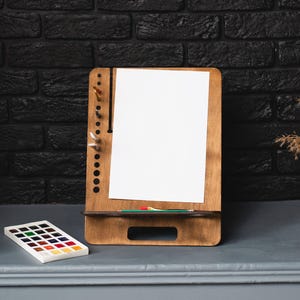 Portable drawing board, Sketch board holder, Sketching board, Table easel stand, Drafting board, Sketch easel, Portable art desk