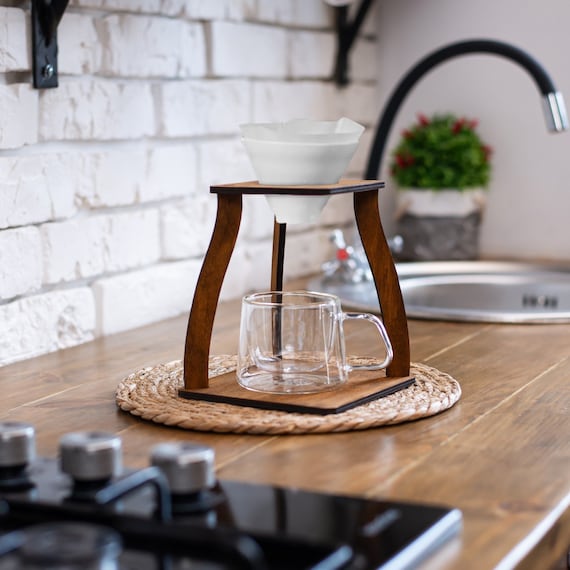 Pour Over Coffee Set, Coffee Dripper Stand, Coffee Brewer Stand