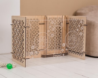 Puppy playpen, Acrylic pet playpen, Dog gate indoor, Dog fence, Dog crate furniture large, Wooden dog playpen, Modern dog crate furniture