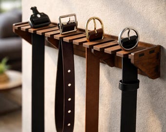 Belt Organizer, Belt Hanger, Wall Belt Rack, Closet Belt Holder, Belt Storage, Wall Mounted Belt Rack, Closet Organization