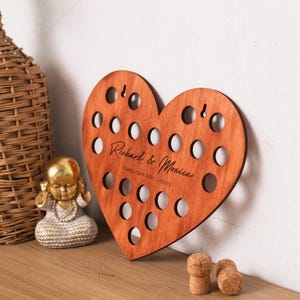 Champagne cork display, Custom cork holder, Champagne cork keepsake, Wood cork holder, Cork storage, Wine cork display, Wine cork collector