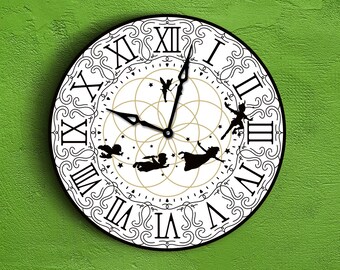 ディズニー ピーターパン 掛け時計 Amazon.co.jp: ピーター・パン 掛け時計 おしゃれ 北欧 壁掛け