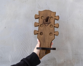 Expositor de guitarra personalizado, Suporte de guitarra personalizado, Suporte de parede para guitarra, Suporte de guitarra para pendurar na parede, Ganchos de parede para guitarra, Logotipo de suporte de parede para guitarra