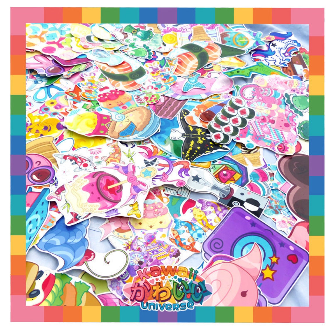 Kawaii Cute Keyboard Stickers Set Trio A to Z Etsy