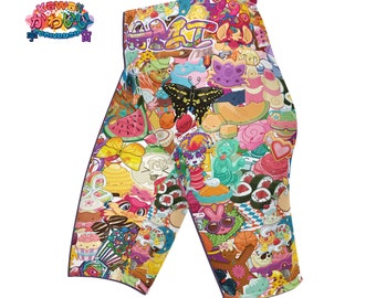 Kawaii Universe - Cute Neoverse Designer Ladies Biker Short