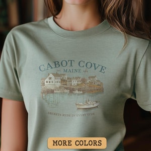 Camiseta de Cabot Cove Camiseta de Se ha escrito un crimen Camiseta de Jessica Fletcher Camiseta de JB Fletcher Regalo para fans de misterio y asesinatos Camiseta retro de Angela Lansbury