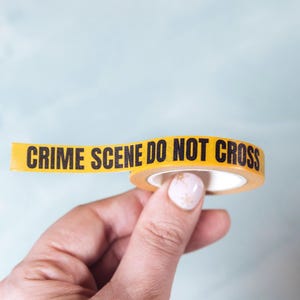 True Crime Forensic Gift Decorative Tape