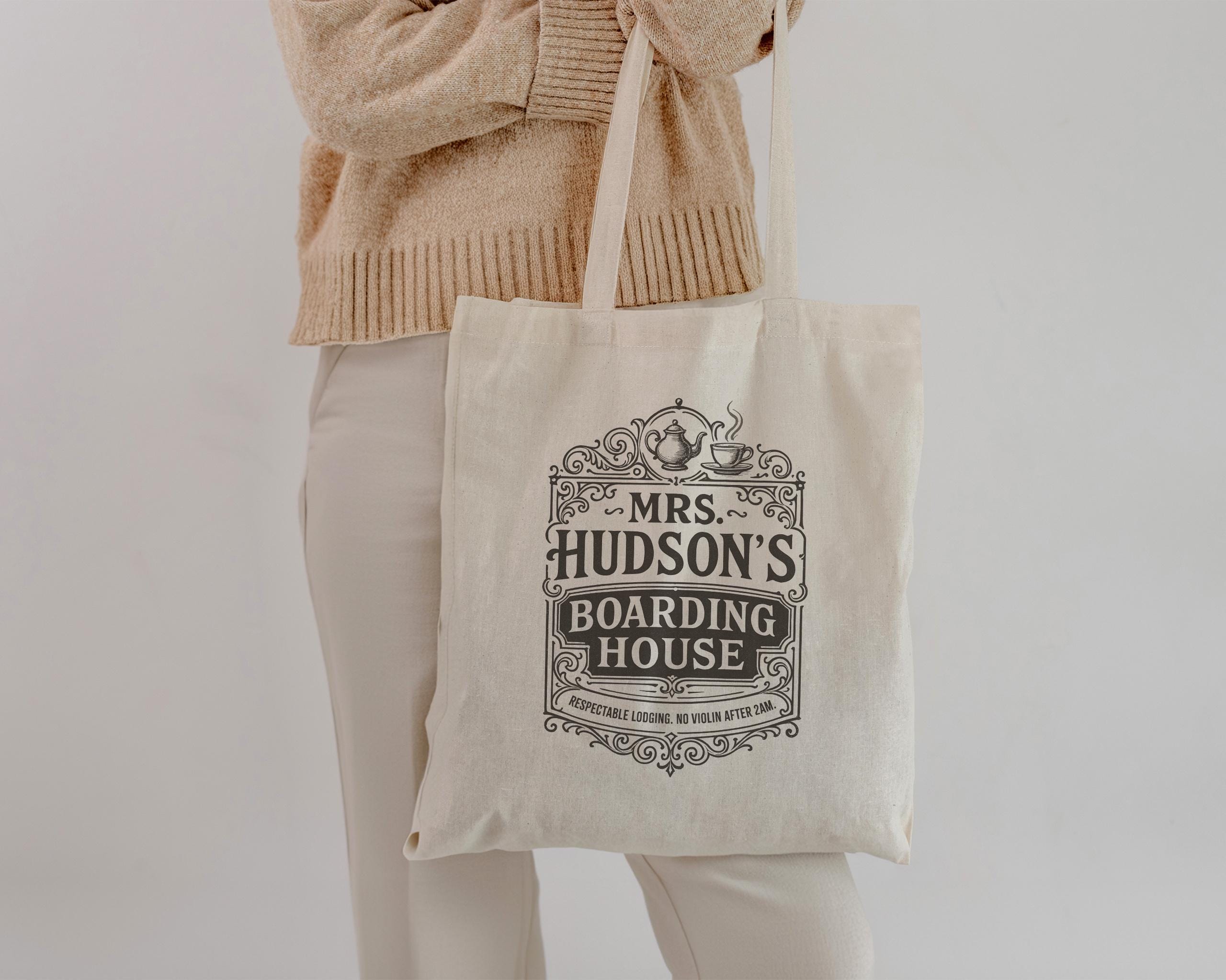 Sherlock Holmes Tote Bag 221b Baker Street Gift Sherlock Fan Sir