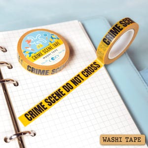 Crime Scene Tape Washi Tape