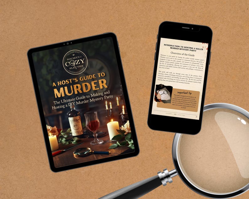 How to Host Murder Mystery Event DIY Whodunnit Party Tutorial